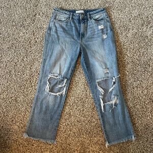 Flying Monkey Distressed Blue Jeans